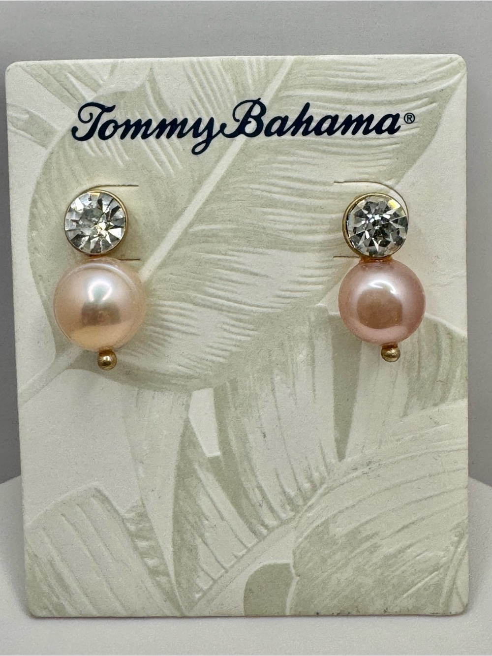 TOMMY BAHAMA Pearl and Crystal Earrings